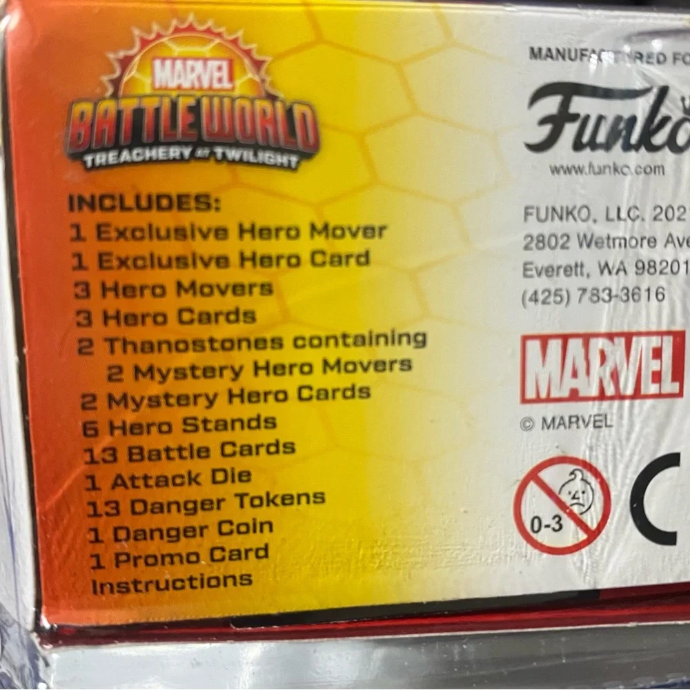Marvel Battleworld Treachery at Twilight Adventure Game - Red and Yellow